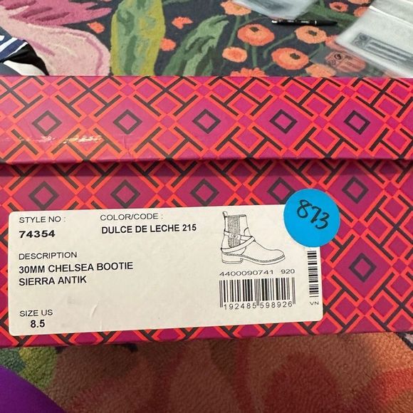 873. Tory Burch Chelsea bootie - Picture 7 of 8